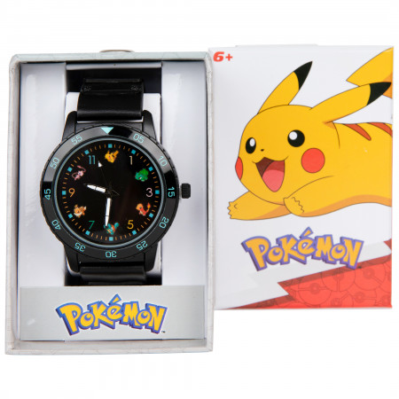 Pokemon Character Symbols For Numbers Watch with Adjustable Strap